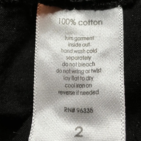 New Susana Monaco Black Eyelet Flat Front w/ Pockets Cotton Shorts Size 2 - Picture 5 of 6